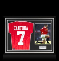 簡東拿親筆簽名曼聯 1994 主場版波衫 ( 傳奇裝裱 )