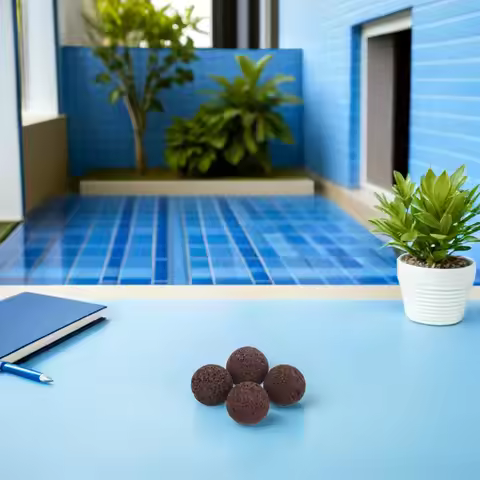 6Pcs Sauna Rocks Volcanic Stone 2Inch Red Diffuser Aromatherapy Steam Sauna Heater Stones Essential 