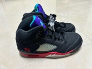 Air Jordan 5 Black Fire Red Grap Us8.5