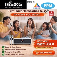 HiSing M100 All-in-One Family Karaoke Soundbar with Wireless Mic | M-100 | DualMicrophone Set Family