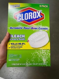 台灣🇹🇼代購-clorox 馬桶自動漂白清潔錠（重量：600克；6入/各100克）