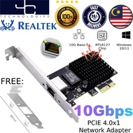 Realtek 2.5G/5G LAN PCIe Ethernet Adapter Card FREE Heatsink Low Profile Bracket 2.5Gbps/5Gbps RTL81