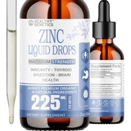 Liquid Zinc Drops for Kids, Men and Women | Organic Ionic Zinc Sulfate | Immunity, Mood, Brain Thyro