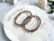 天然黑金超七 碧璽髮晶 手鍊