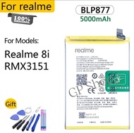 แบตเตอรี่ Oppo Realme 8i RMX3151 (BLP877) แบต Oppo Realme 8i battery BLP877 5000mAh รับประกัน 6 เดือ