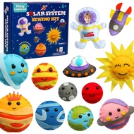 Flying Childhood Solar System Sewing Kit for Kids - Beginner Felt Craft Kits - DIY Activity for Ages