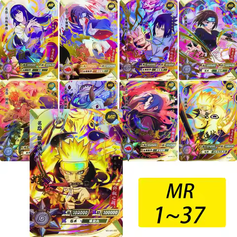 KAYOU MR CARD 1~37 series NARUTO Uzumaki Naruto Hyuga Hinata rare Collection card Christmas birthday