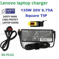 LOCAL SELLER Lenovo 20V 6.75A 135W Square TIP USB Type-C Power Supply Laptop AC Adapter Power Charge