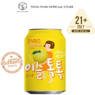 Jinro Toktok Yuzu Flavour Carbonated Alcoholic Drink 350ML