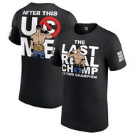 Men's Black John Cena The Last Real Champ 17-Time Champion T-Shirt