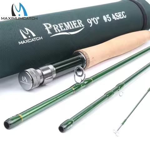 Maximumcatch 3-12wt 2.7M Fly Fishing Rod Portable 4 section 36T SK Carbon Fiber Fast Action Fly Rod 