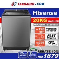 Hisense 20KG Inverter Fully Auto WASHING MACHINE Top Load Washer / MESIN BASUH FULLY 洗衣机