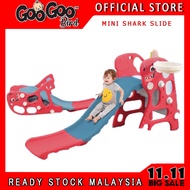 GooGoo Bird Official Store Foldable Mini Shark Home DIY Children Slide Basketball Hoop Kids Slide To
