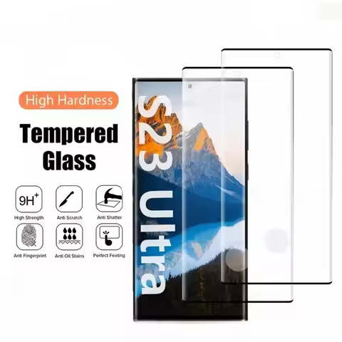 2Pcs Protective Glass For Samsung S23 S23+ S23 Ultra S22 S22+ S22 Ultra S21 Screen Protector For Sam
