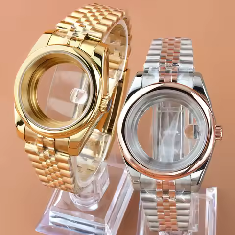 36MM 39MM Fit Datejust Fashion Men's Watch Case Sapphire glass Fit Seiko NH35 NH36 Movement Stainles