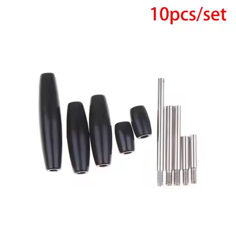 10Pcs/Set Saxophone Repair Kit Bakelite Shaft With Rod Screw Repair Kits For Saxophone Tenor Alto So