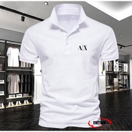 Latest T-Shirt POLO Shirt Collar Import polo men's/ women's ax Text black Coolest Premium Quality