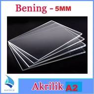 Akrilik A2 Lembar 5Mm Akrilik 5Mm Bening Transparan Marga Cipta