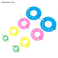 Eas 8PCS 4 sizes Fluff Ball Weaver PomPom Maker Knitting Loom Kit  MY