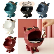 LOVIVER Resin Sculpture Bedside Storage Tray, Jewelry Watch Coins Jewels Box, Home Decor Centerpiece