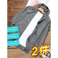 elgini windbreaker long windbreaker Summer Fishing Ice Silk Thin Style Hooded Windbreaker Jacket