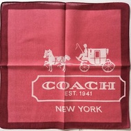 Coach Vintage Handkerchief 19 x 19 inches