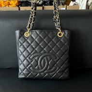 CHANEL 香奈兒 Pst 托特單肩包 14開