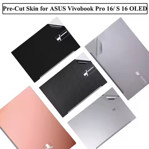 Pre-Cut Vinyl Skin Sticker for ASUS Vivobook S 16 M5606 S5606 Pro 16x oled 2024 2023 K6604 K6602 K36