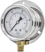 PIC Gauges 205L-254E 2.5" Dial 0/100 psi Range, 2-1-2% Accuracy