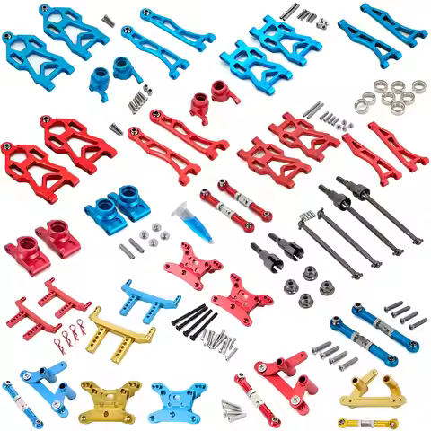 Upgrade Metal Front & Rear Suspension,Wheel Hubs,Bearing,Steering Rob,Aluminum Parts For SCY16101,16