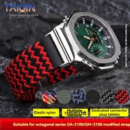 GM-2100 High elasticity nylon Watch strap For G-SHOCK Casio GA-2100 GA2110 modified fabric Watchband