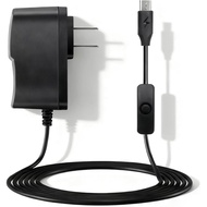 5V 2.5A Micro USB Power Supply Adapter with On/Off Switch, Compatible with Raspberry Pi 3 / Pi 3 B+ 