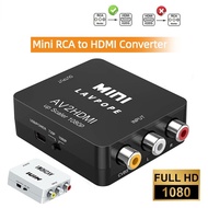 RCA to HDMI 1080P Mini RCA CVBS AV to HDMI Converter Adapter