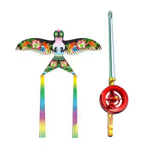 30 Meter Plastic Eagle Kite Dynamic Parrot Eagle Swallow Airplane Butterfly Large Eagle Kites Miniat