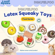 Paw Pee Poo Latex Squashey Toys Food Series Pet Training Toy Dog Cat Bite Sound Toy Dog Toy Dog Toys