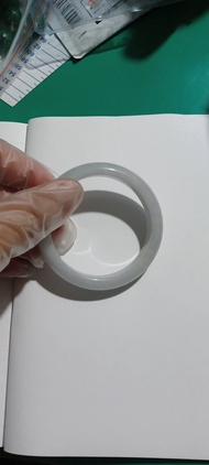 緬甸骨懂色紫羅蘭玉鐲