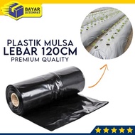 Mulsa Plastik Hitam Perak Lebar 120cm