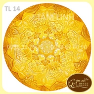 Đèn Thờ Hào Quang _ Mẫu Trúc Chỉ ( 25cm ) Tâm Linh Shop_0938628090