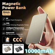 3C Magnetic  Wireless Power Bank Ultra-Slim Airplane-Friendly Portable Charger