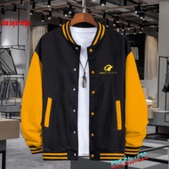 Free Varsity Jacket with Gold Text Buttons Onic Esporst 09 Latest Distro Hoodie Sweater for Men and 