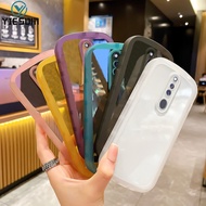 Transparent Cute Round Phone Case OPPO F11 F9 Pro F9 F7 F5 F1S A59 Shockproof Soft Silicone Cover