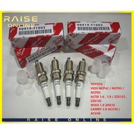 100% ORIGINAL SPARK PLUG TOYOTA VIOS ALTIS WISH CAMRY SPARK PLUG 90919-T1002(K16R-U)