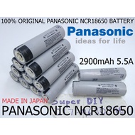 Panasonic 18650 NCR18650 3.7V 4.2V 2900mAh Li-Ion Lithium ion Industrial Rechargeable Battery japan DIY power bank