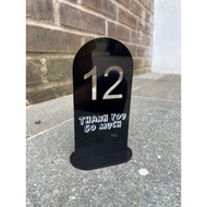 Cafe table numbers / restaurant table numbers / acrylic table numbers / cafe table numbers / table n