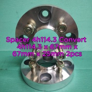 Spacer 4h114.3 Convert 4h114.3 x 67mm x 67mm x 25mm 2pcs