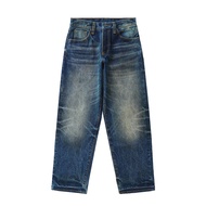 SauceZhan | Heavyweight Retro Selvedge Loose Straight Jeans 20OZ