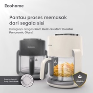 ECOHOME Air Fryer & Dehydrator 8 in 1 Function EAF-777 4.5L Capacity with Panoramic Glass 360 View