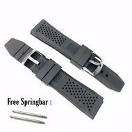 STRAP TALI RUBBER JAM TANGAN SWISS ARMY 22MM TALI JAM KARET SWISS ARMY