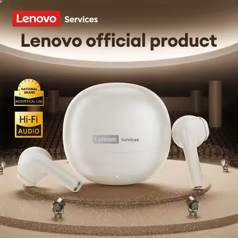 100% Original Lenovo LE210 Wireless Headphones TWS Bluetooth 6.0 Earphone HIFI Stereo Music Game Spo