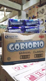 Biskuit Goriorio Go riorio kemasan renceng isi 20 pcs /mirip biskuit Oreo